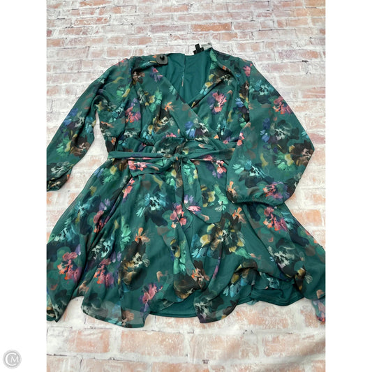 Dress Casual Short By Torrid In Floral Print, Size: 2x