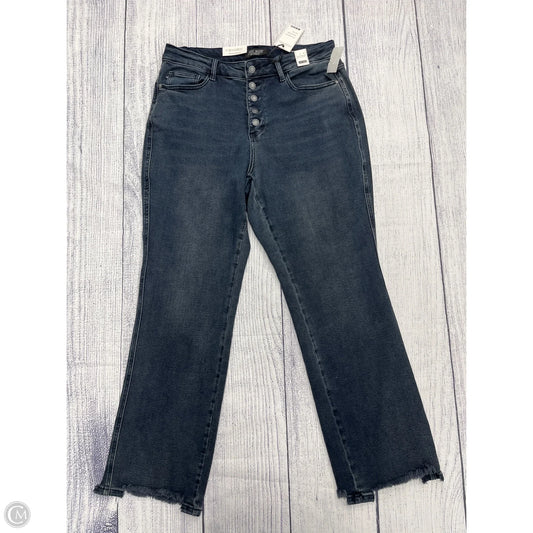 Jeans Straight By Judy Blue In Blue Denim, Size: 16