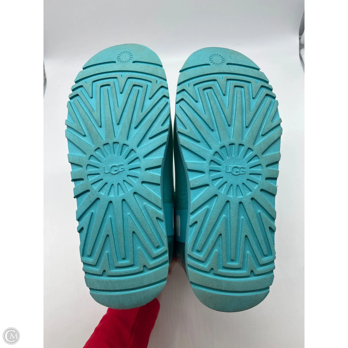 Boots Designer By Ugg In Blue, Size: 7