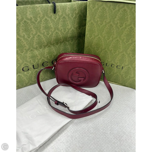 Crossbody Luxury Designer By Gucci, Size: Small