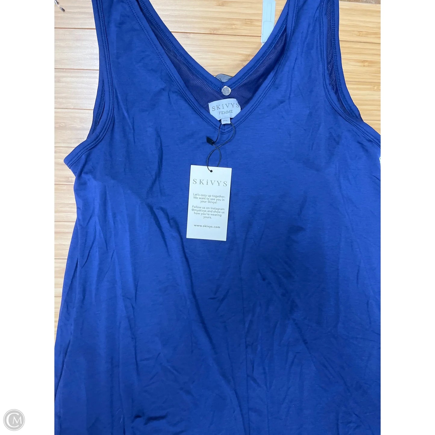Dress Casual Maxi By Clothes Mentor In Blue, Size: Xl