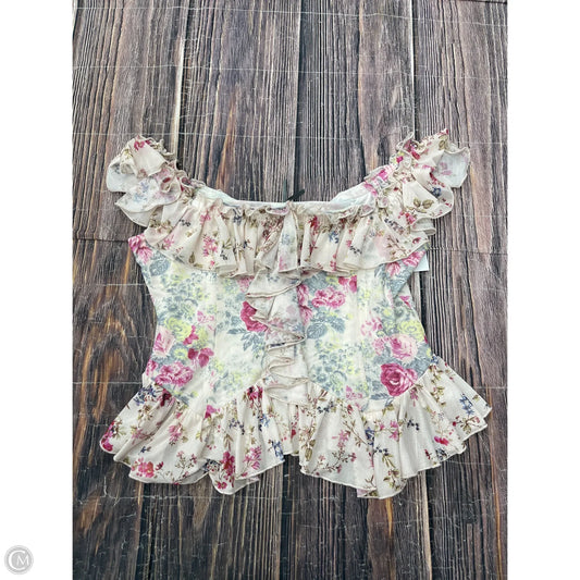 Tank Top By Anthropologie In Floral Print, Size: Xl