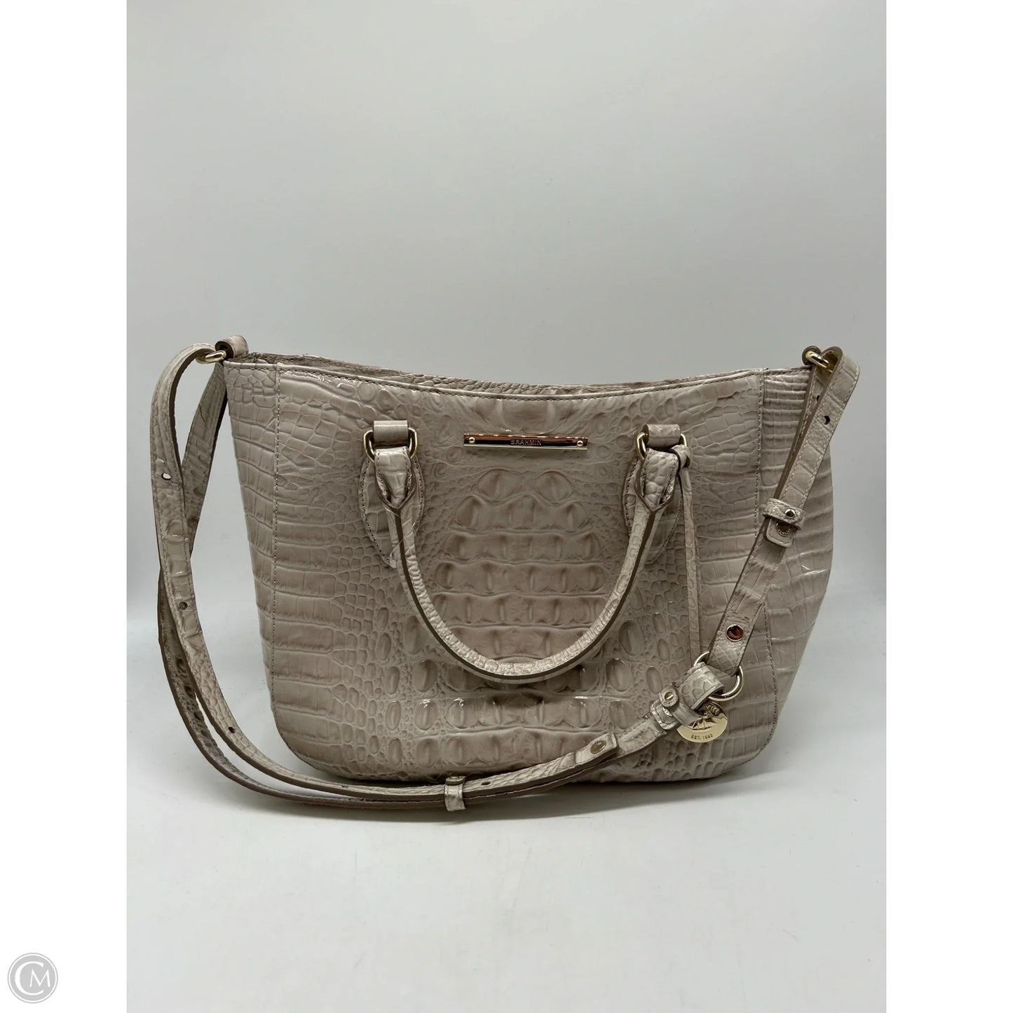 Handbag Designer By Brahmin, Size: Medium