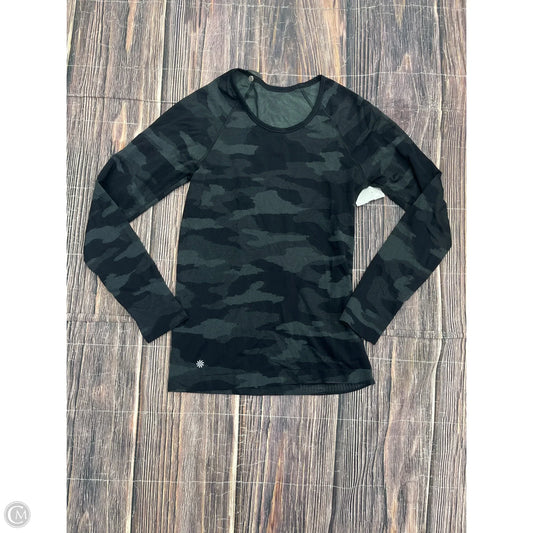 Athletic Top Long Sleeve Crewneck By Athleta In Black, Size: S