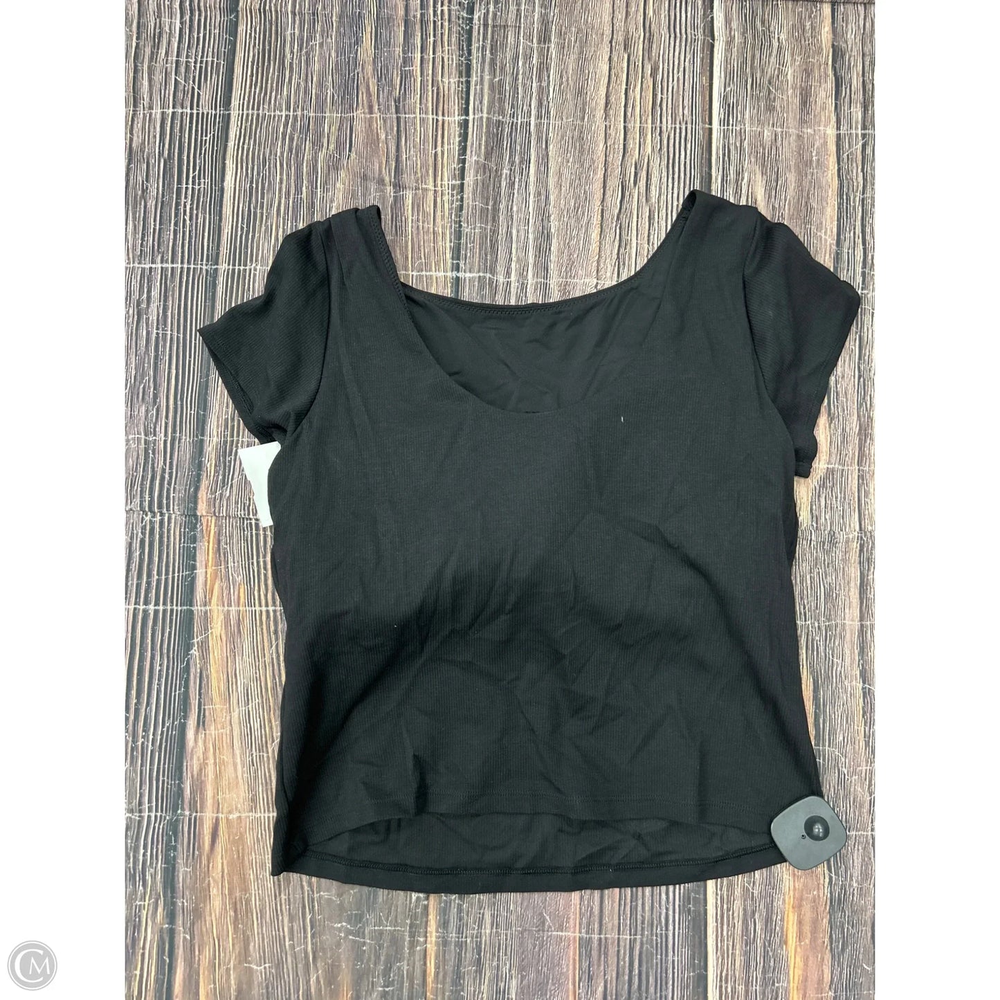 Athletic Top Short Sleeve By Clothes Mentor In Black, Size: Xl