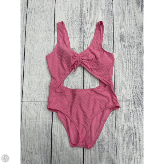 Swimsuit By Clothes Mentor In Pink, Size: 1x