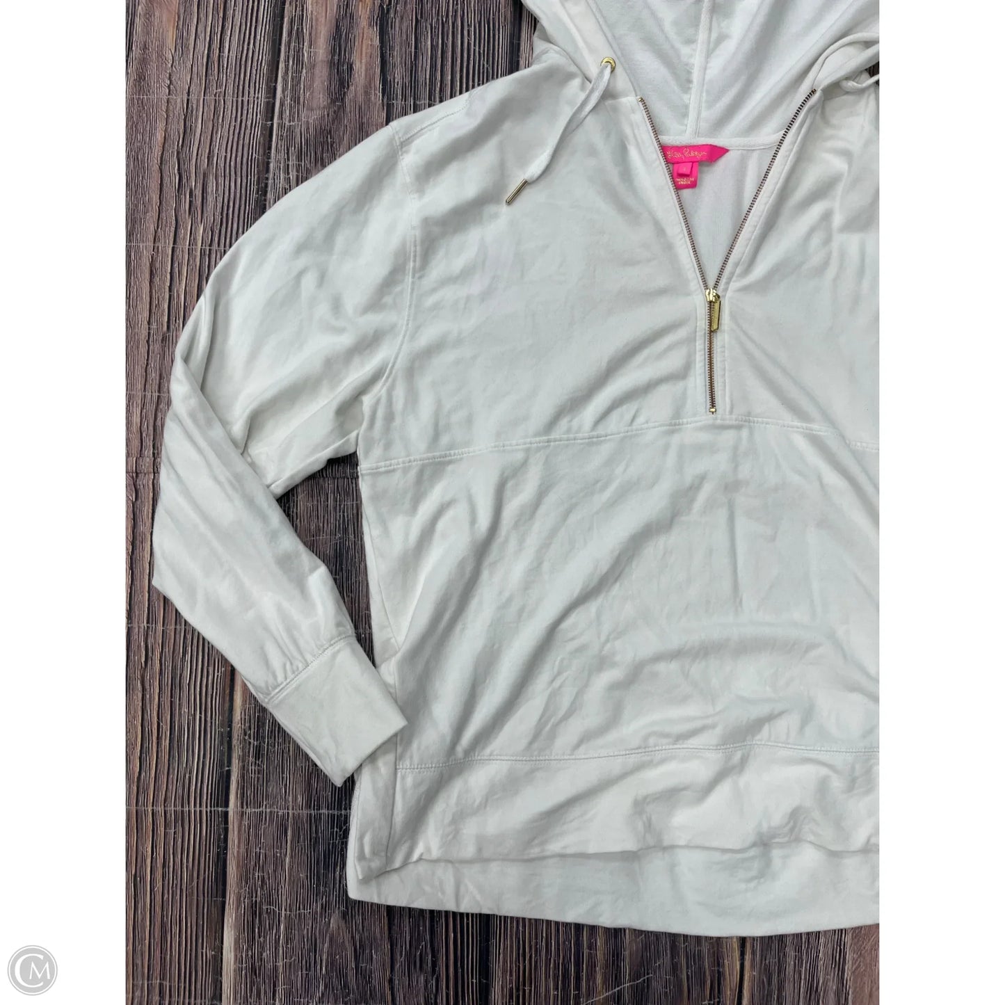 Sweatshirt Designer By Lilly Pulitzer In White, Size: S