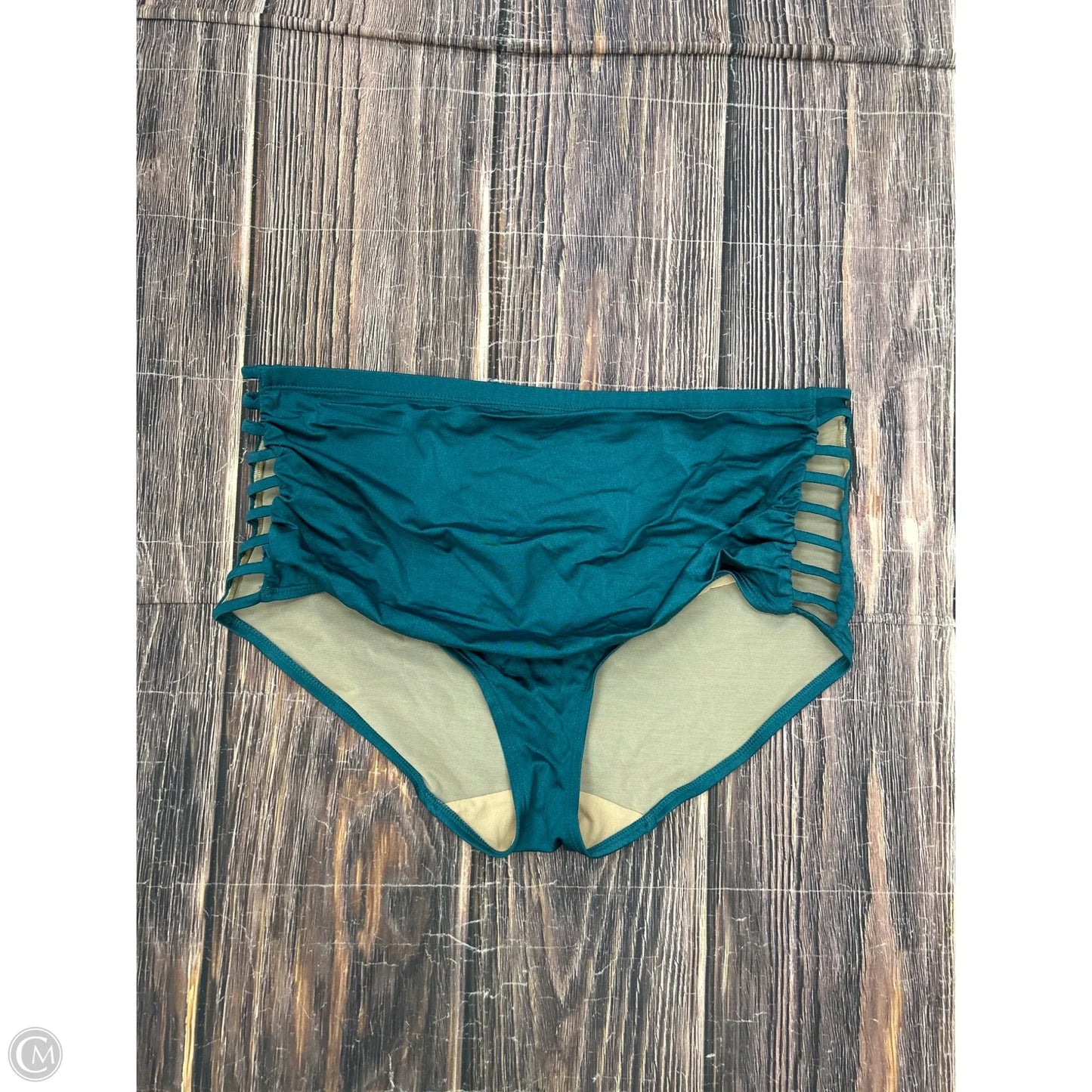 Swimsuit Bottom By Cacique In Green, Size: 20