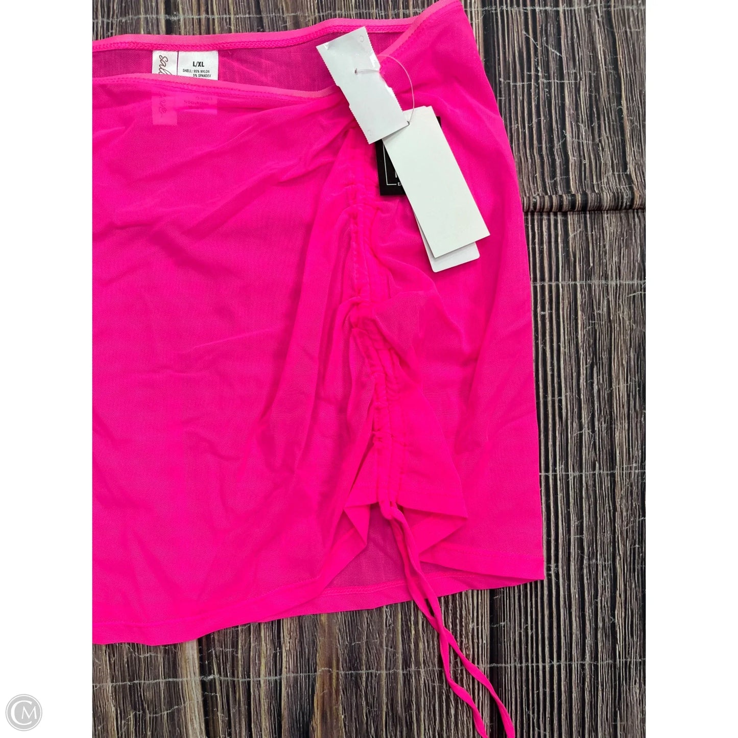 Swimwear Cover-up By Clothes Mentor In Pink, Size: L