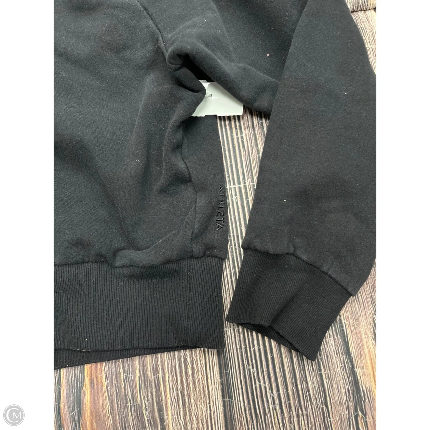 Sweatshirt Crewneck By Athleta In Black, Size: M