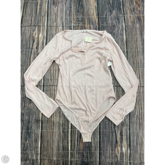 Top Long Sleeve By Free People In Pink, Size: Xl