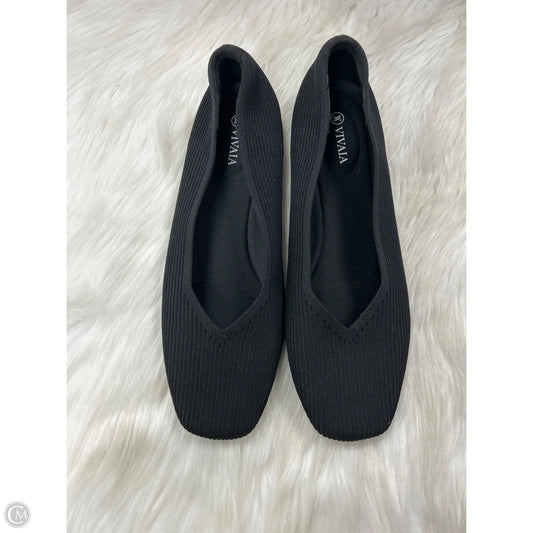 Shoes Flats By Vivaia In Black, Size: 11