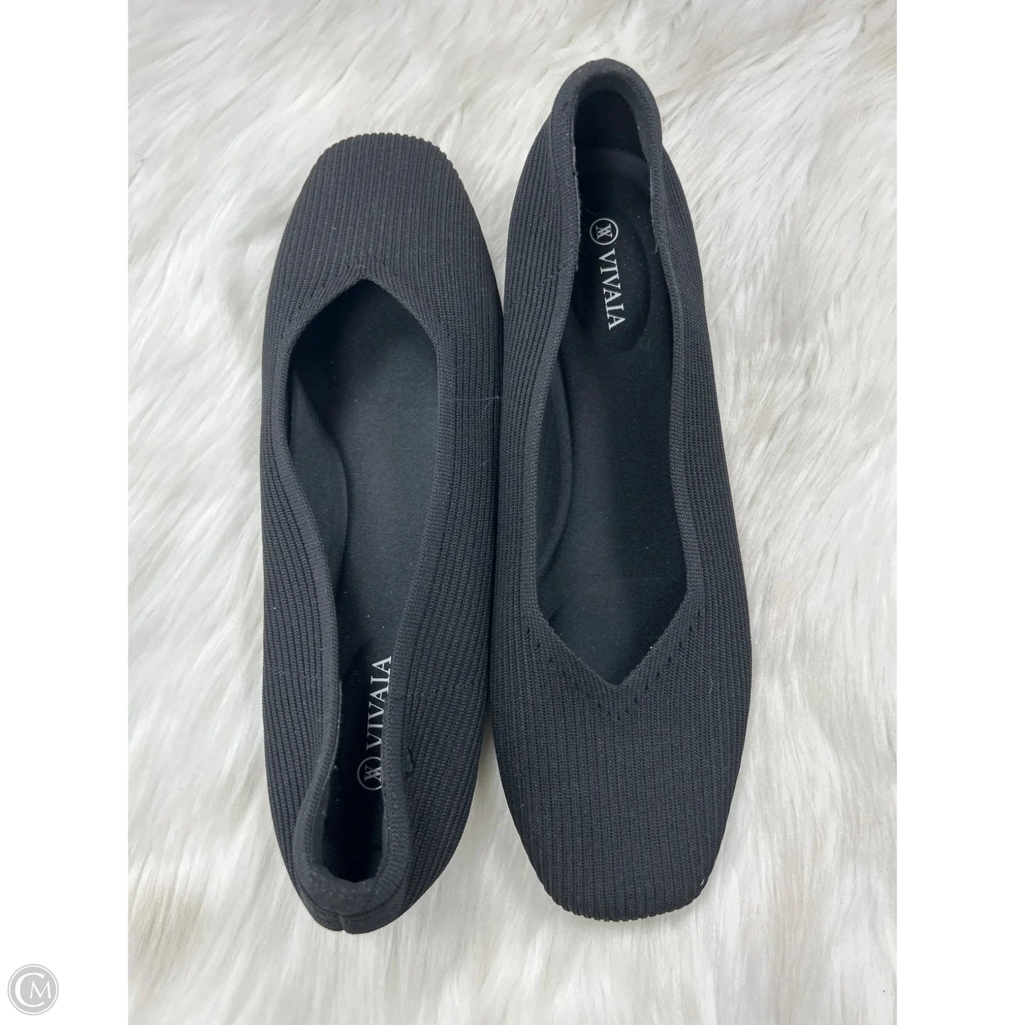 Shoes Flats By Vivaia In Black, Size: 11