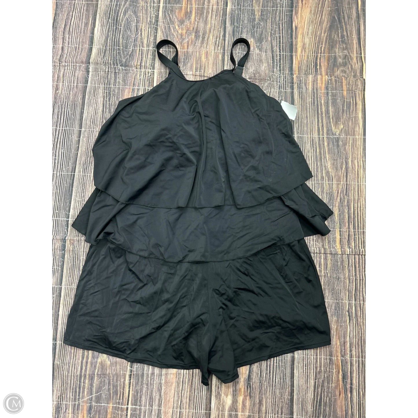 Swimsuit By Clothes Mentor In Black, Size: 22