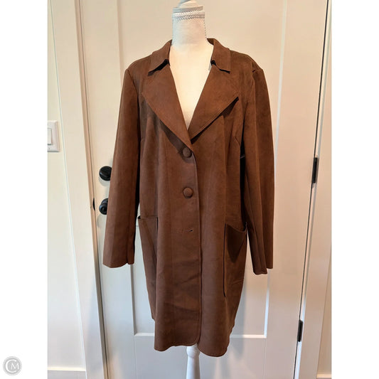 Jacket Other By Magaschoni In Brown, Size: Xl