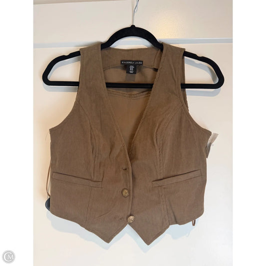 Vest Other By Sincerely Jules In Brown, Size: M