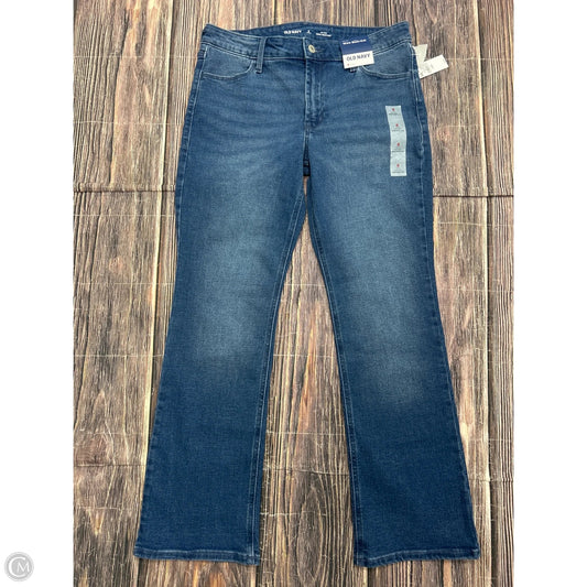 Jeans Boot Cut By Old Navy In Blue Denim, Size: 8 Short