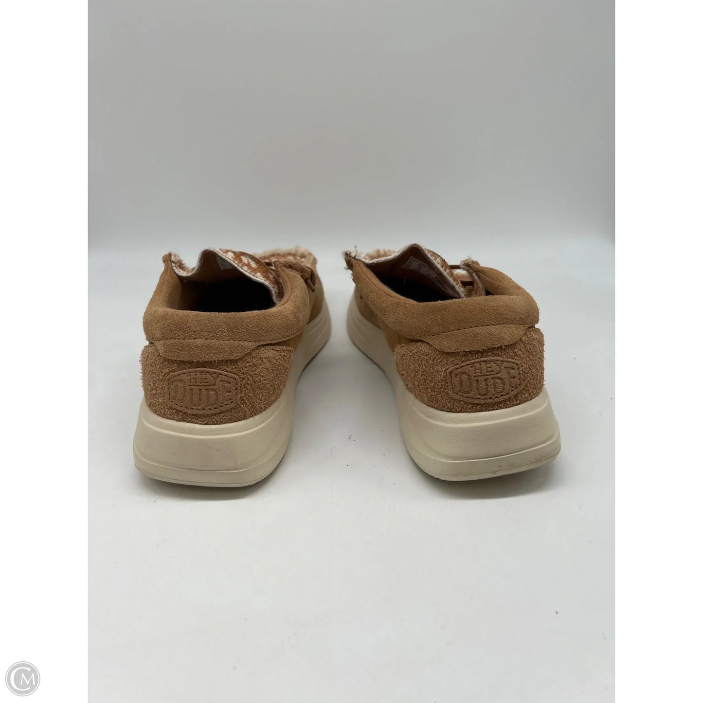 Shoes Flats By Hey Dude In Animal Print, Size: 11