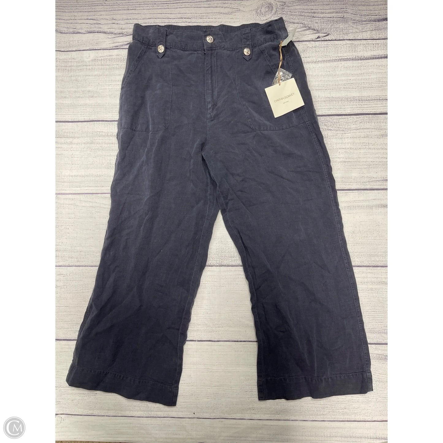 Pants Linen By Cynthia Rowley In Blue, Size: 12