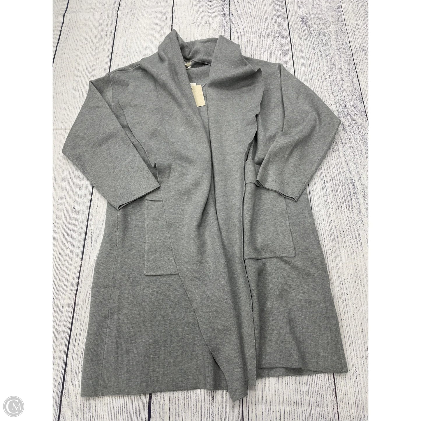 Sweater Cardigan By By Design In Grey, Size: 2x