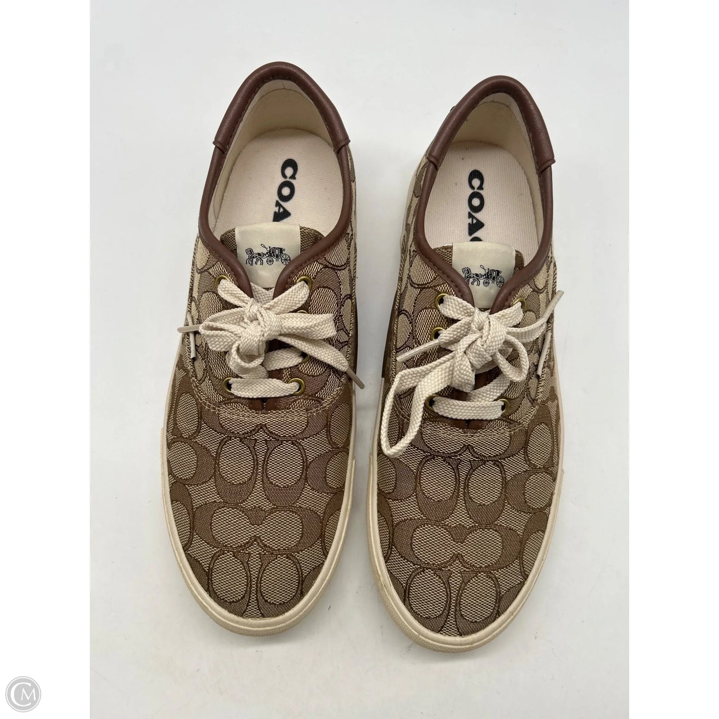Shoes Designer By Coach In Brown, Size: 8.5
