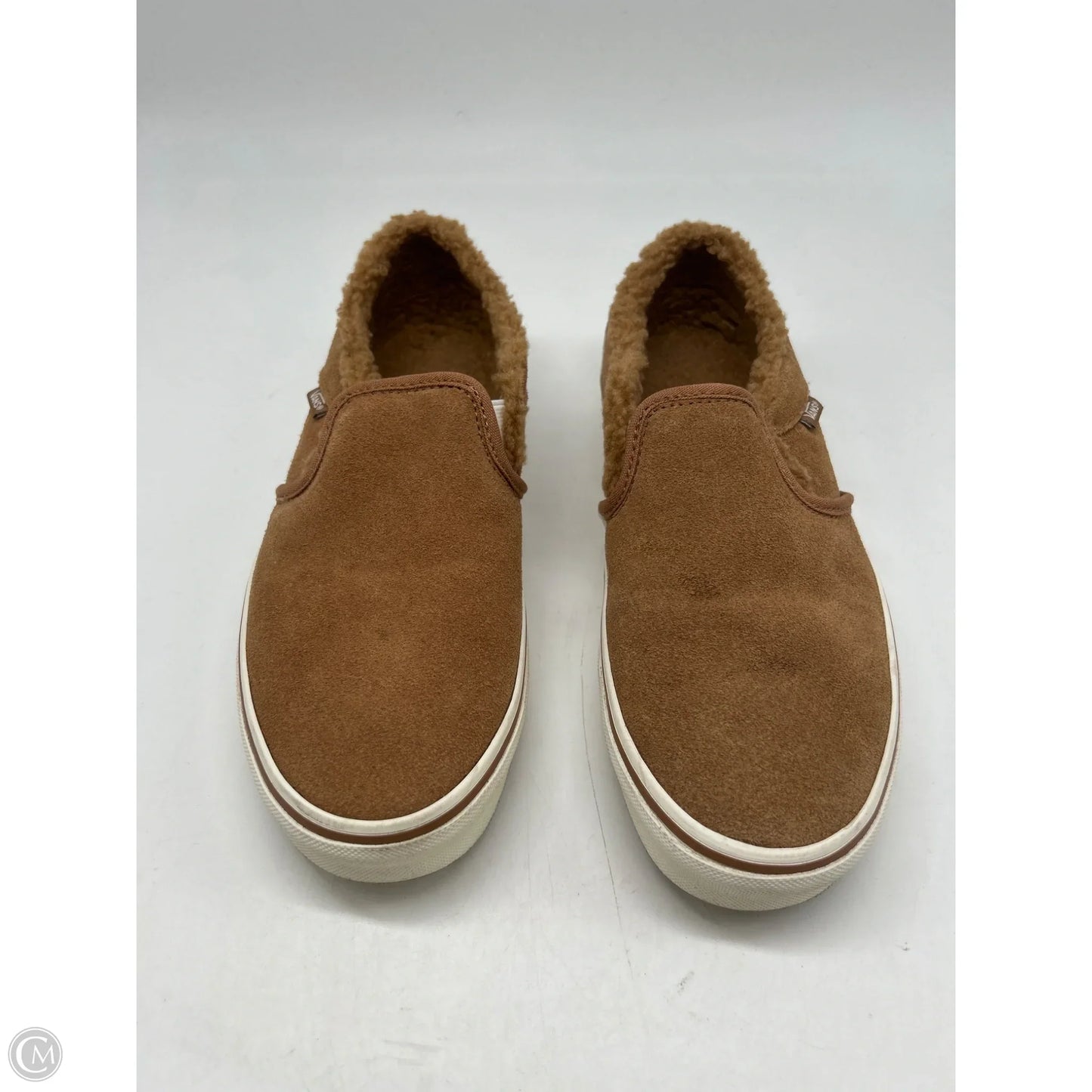 Shoes Sneakers By Vans In Brown, Size: 7.5
