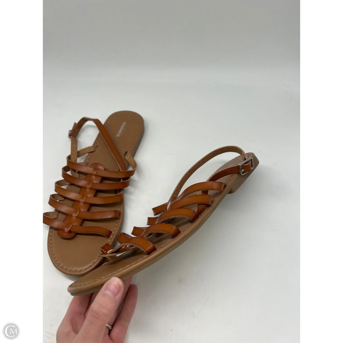 Sandals Flats By Sonoma In Brown, Size: 11