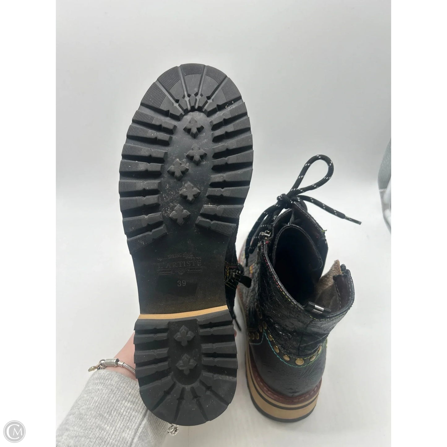 Boots Combat By Clothes Mentor In Black, Size: 8.5
