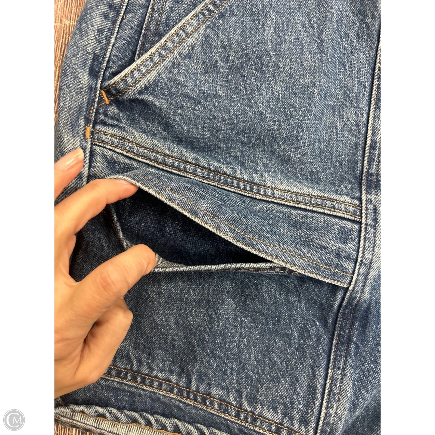 Shorts By Agolde In Blue Denim, Size: 12