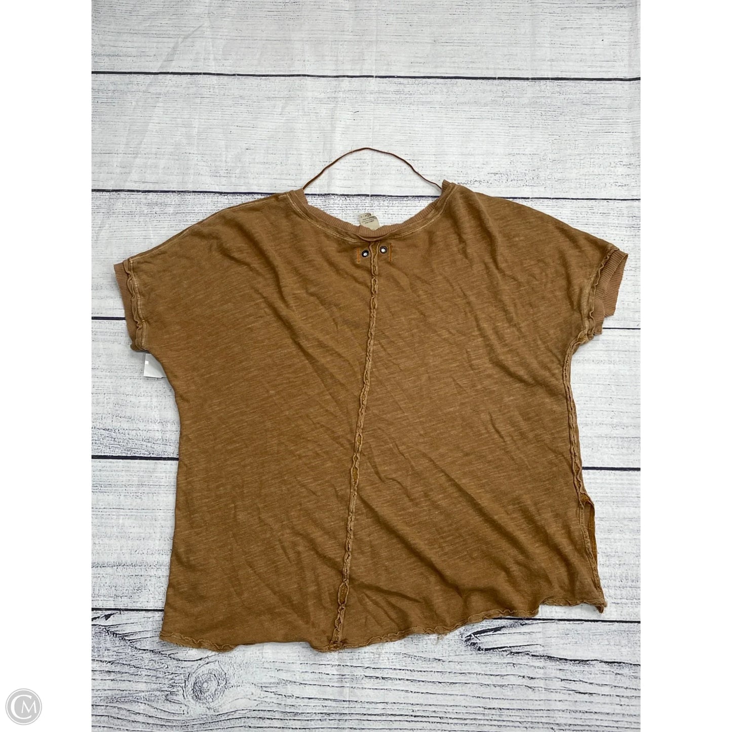 Top Short Sleeve By We The Free In Brown, Size: S