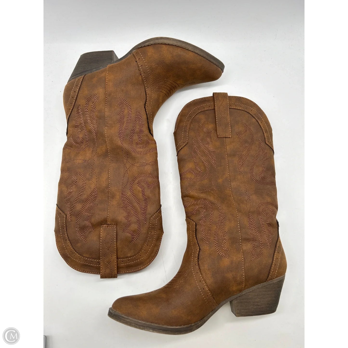 Boots Western By Sugar In Brown, Size: 7.5