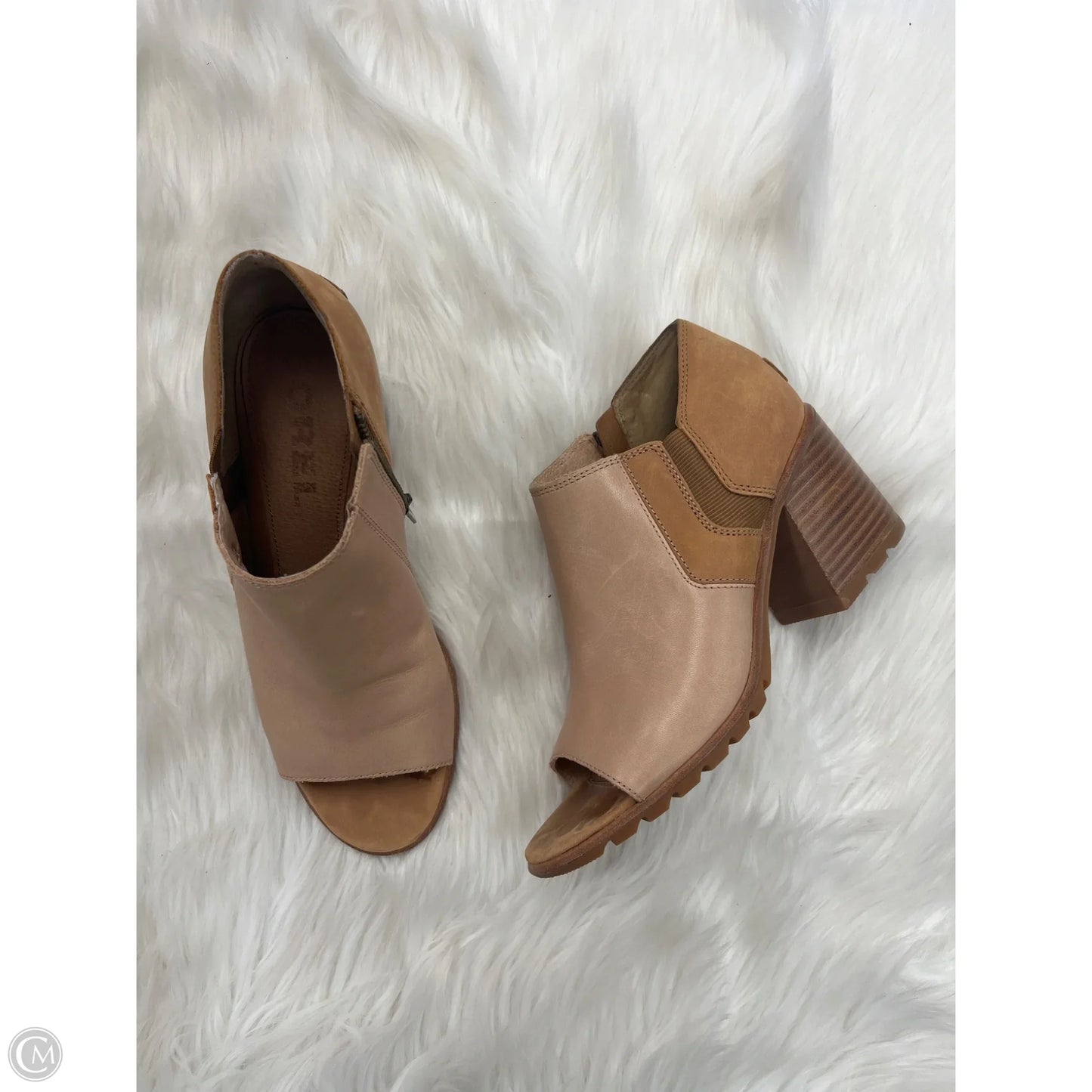 Shoes Heels Block By Sorel In Tan, Size: 8