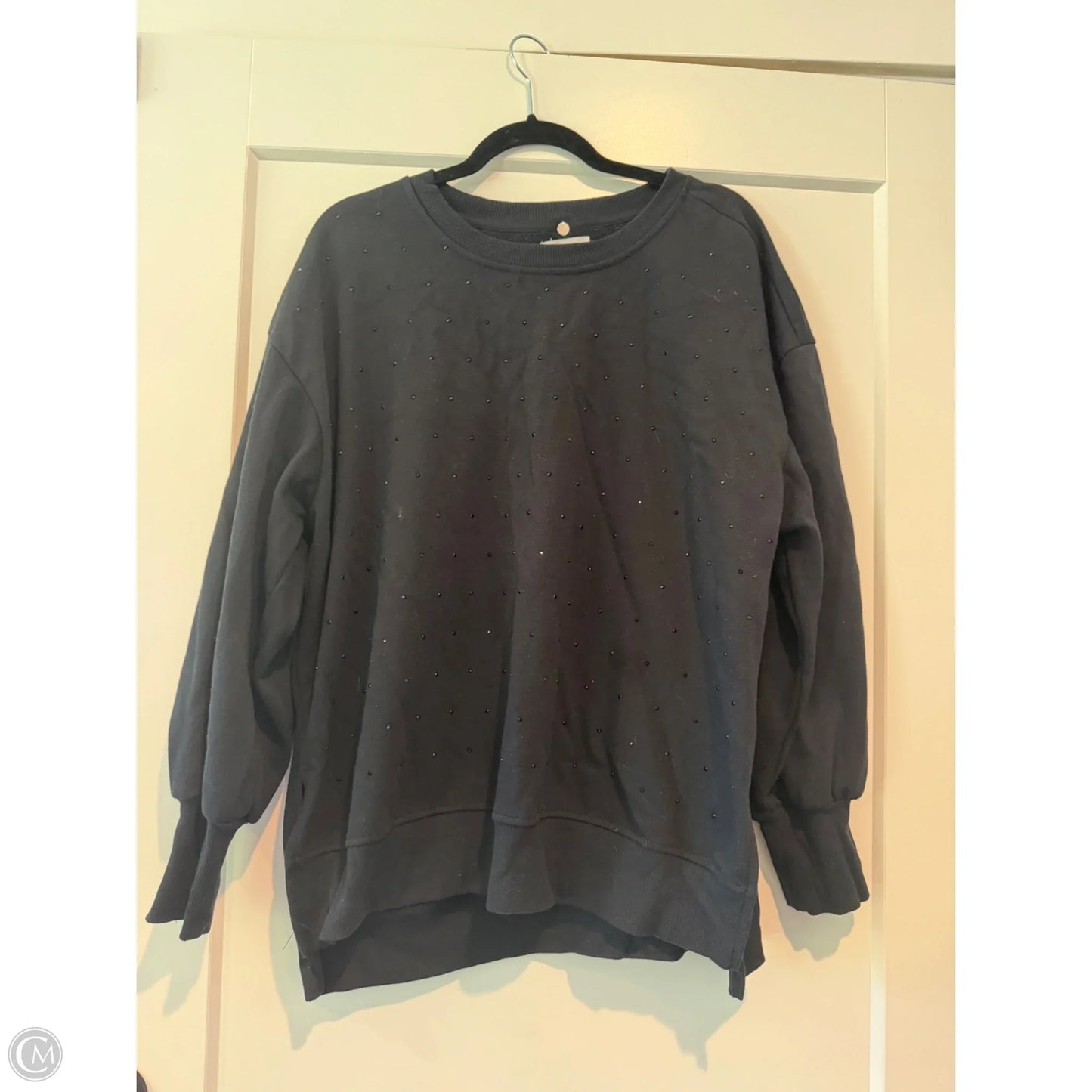 Sweatshirt Crewneck By Maurices In Black, Size: Xl