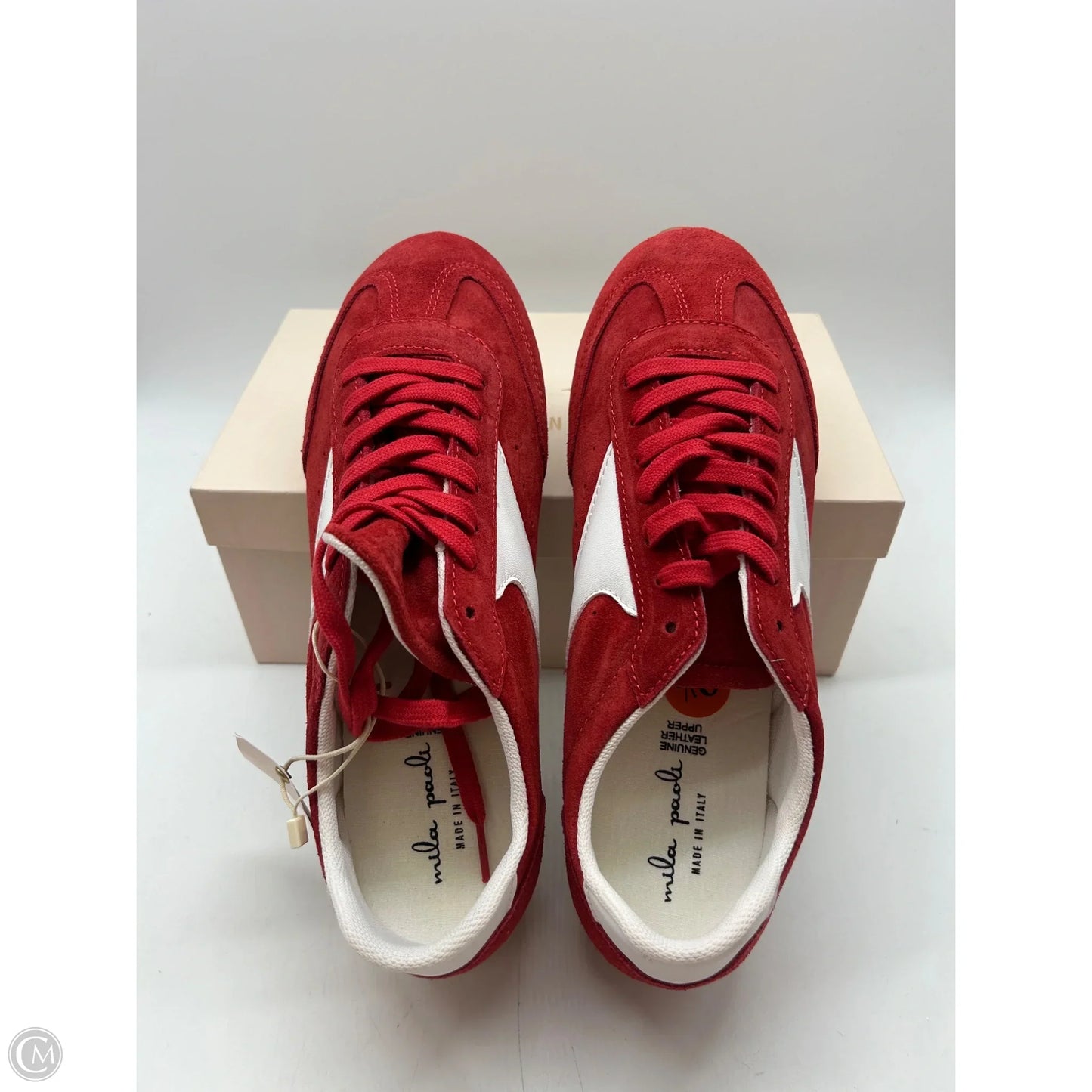 Shoes Athletic By Clothes Mentor In Red, Size: 9.5