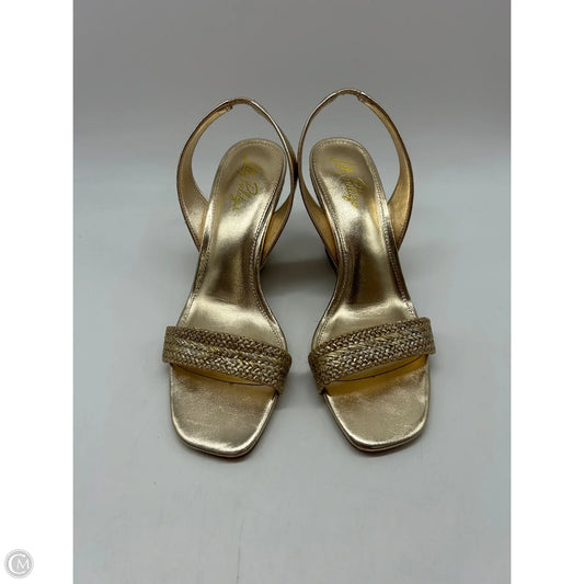 Shoes Designer By Lilly Pulitzer In Gold, Size: 8