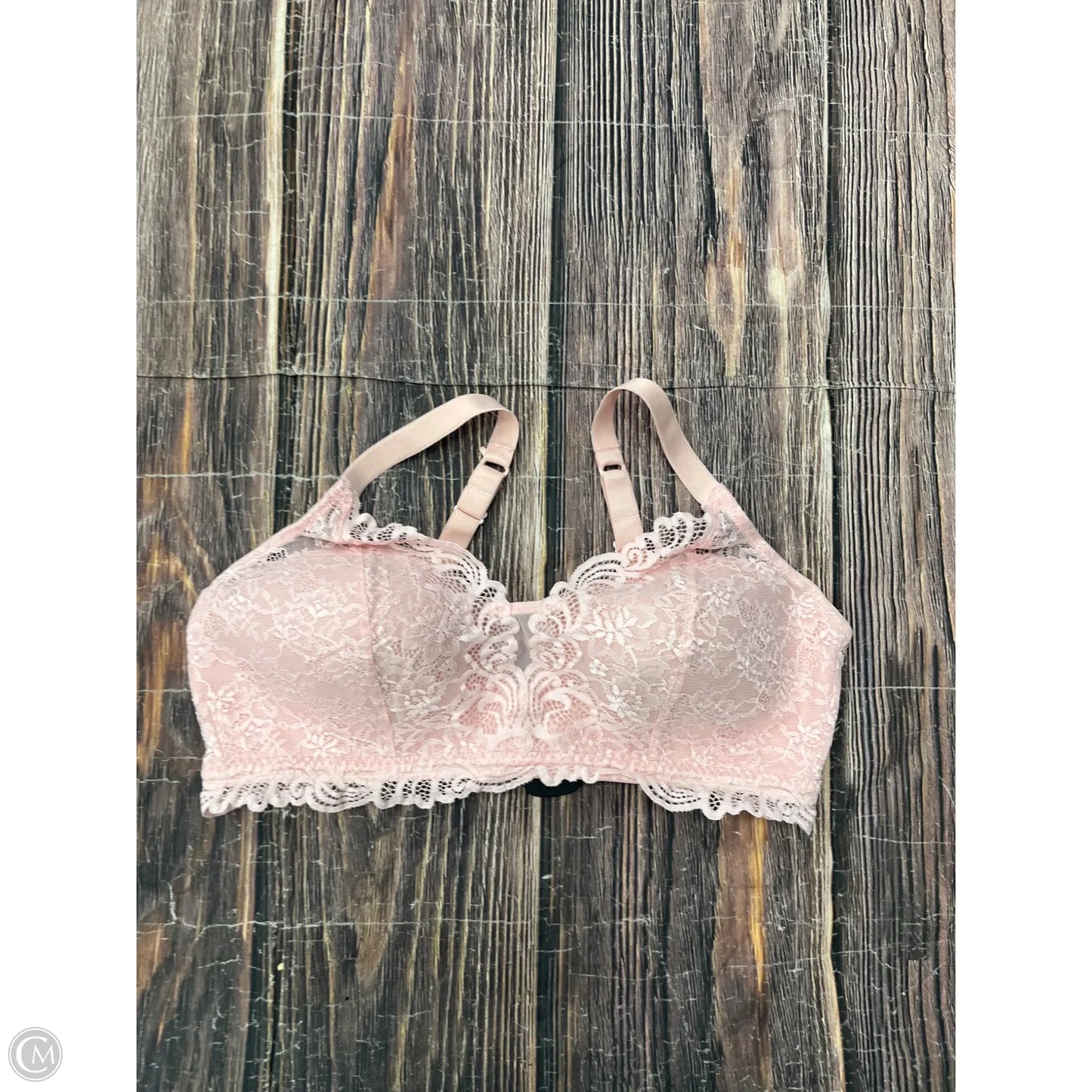 Bralette By Clothes Mentor In Pink, Size: Xl