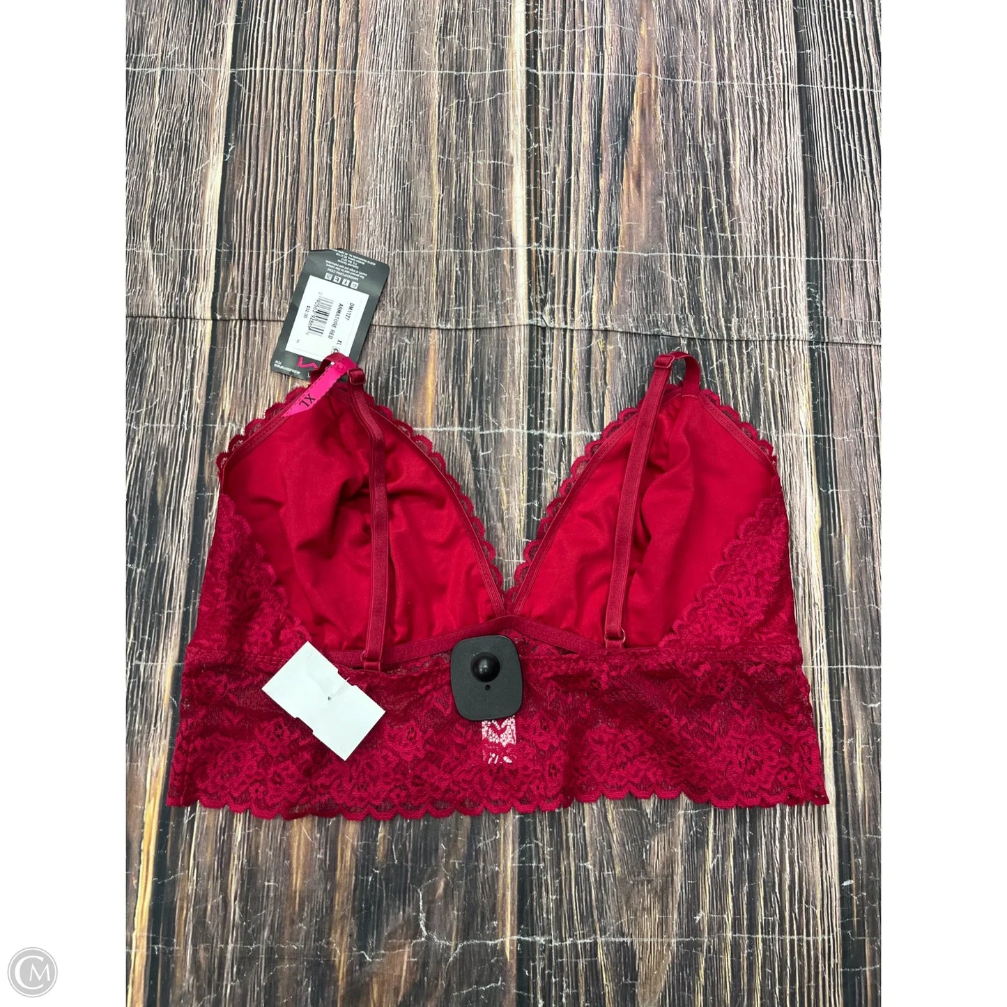 Bralette By Maidenform In Red, Size: Xl