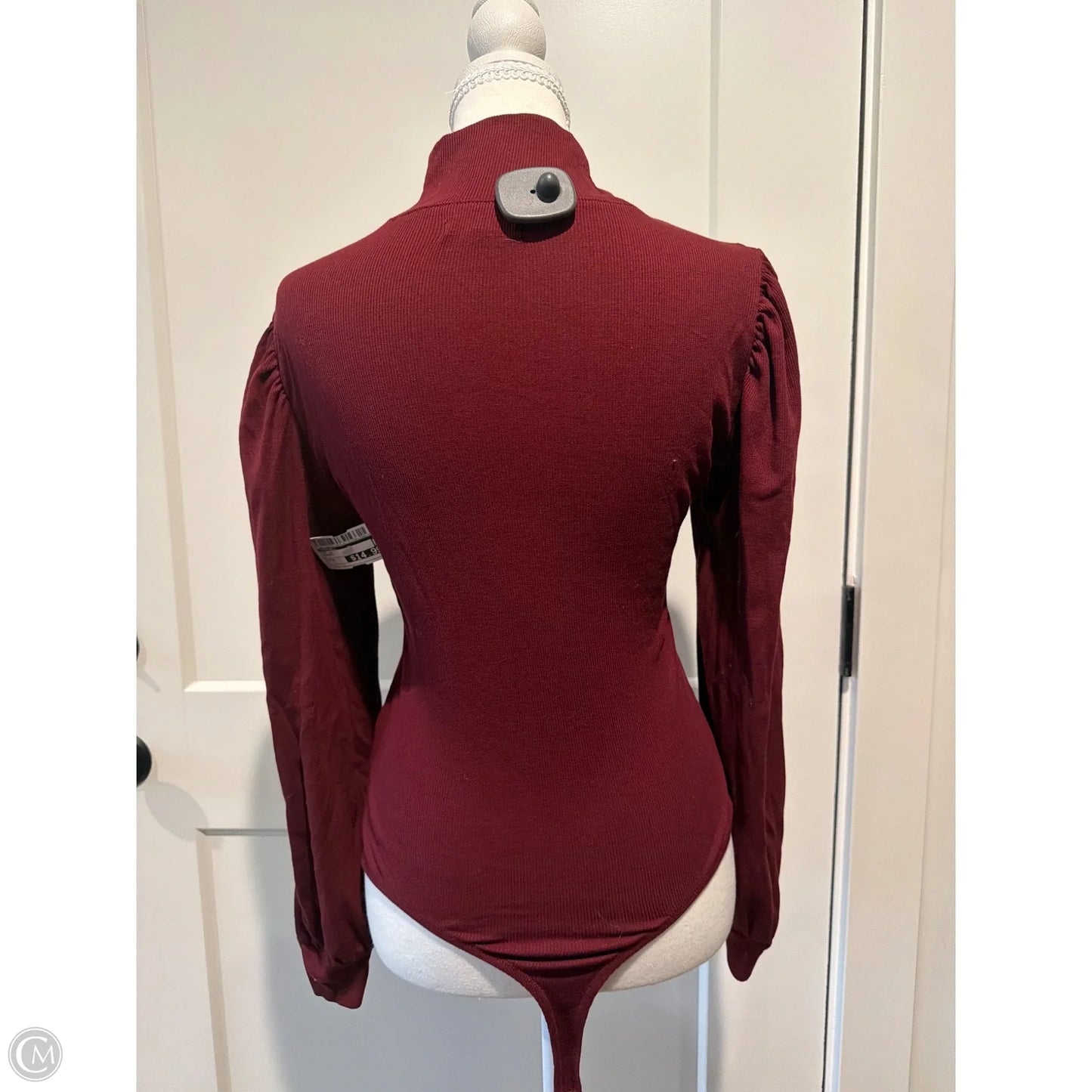 Top Long Sleeve By Madewell In Maroon, Size: M