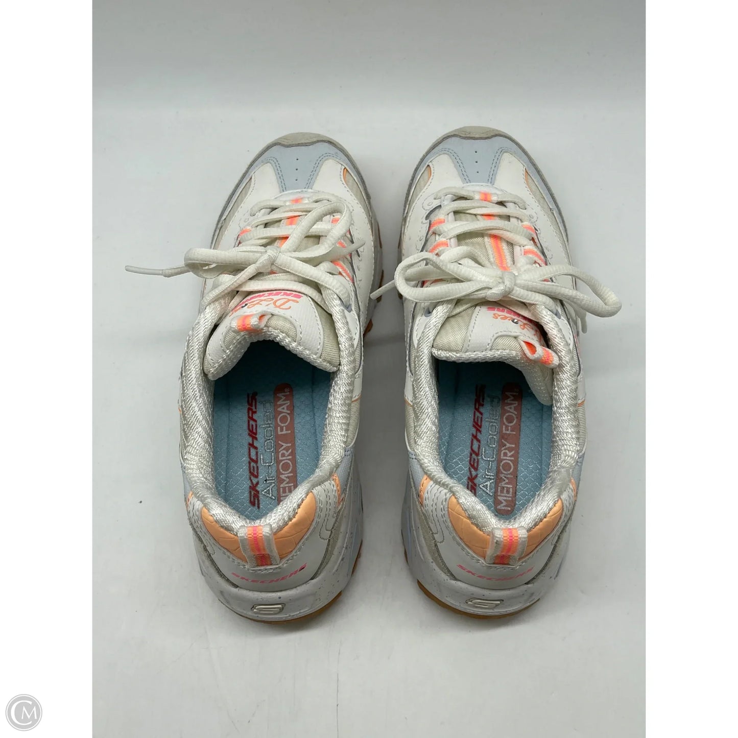 Shoes Athletic By Skechers In White, Size: 7