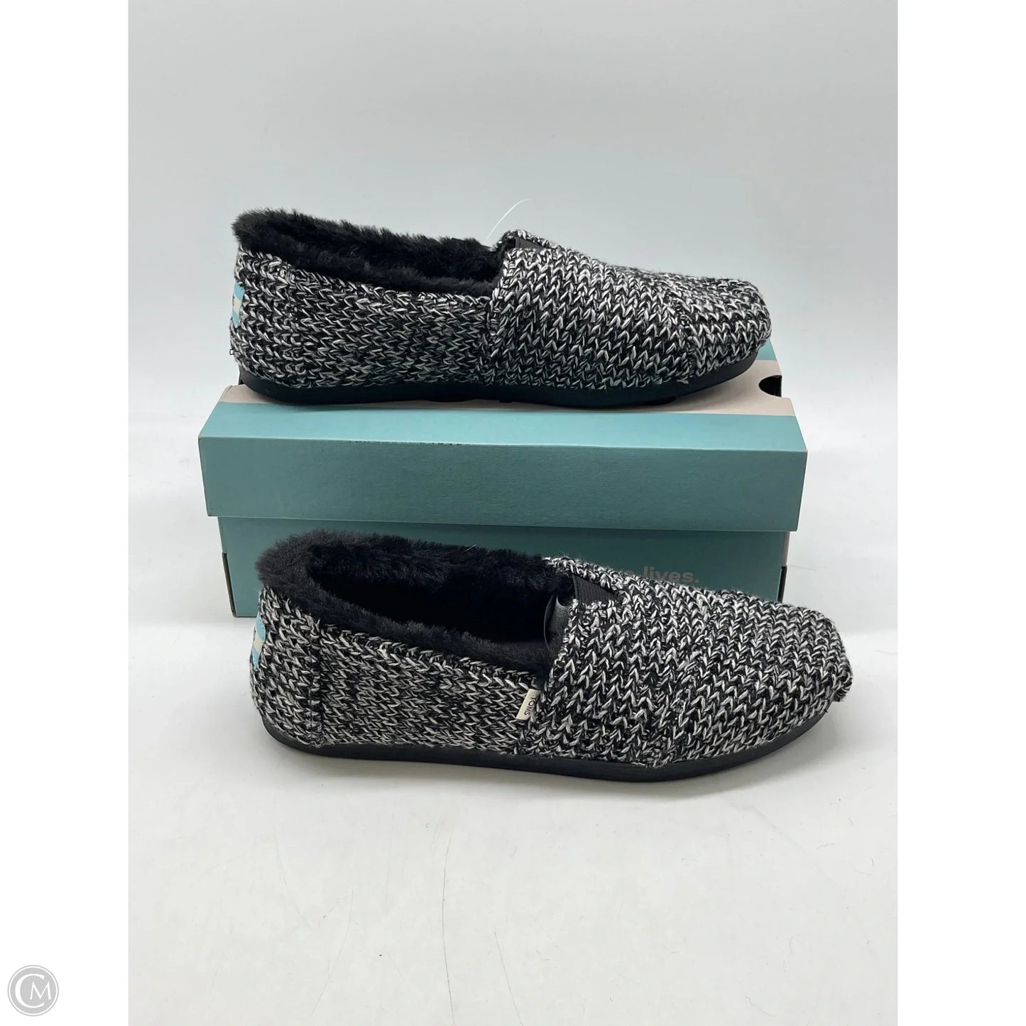 Shoes Flats By Toms In Black, Size: 6.5