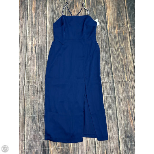 Dress Party Long By Ann Taylor In Blue, Size: 6