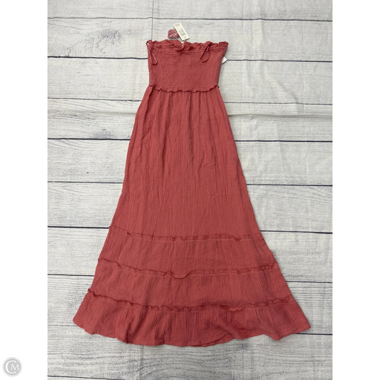 Dress Casual Maxi By Sim & Sam In Pink, Size: M