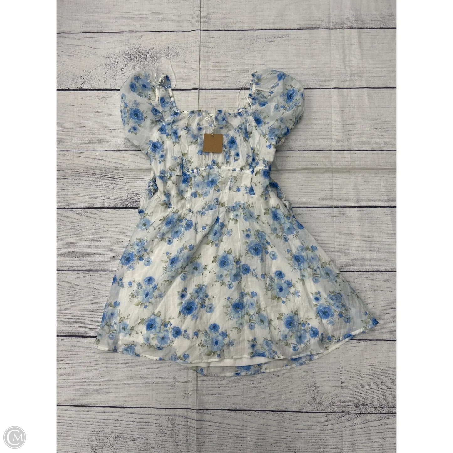 Dress Casual Short By Blu Pepper In Floral Print, Size: Xl