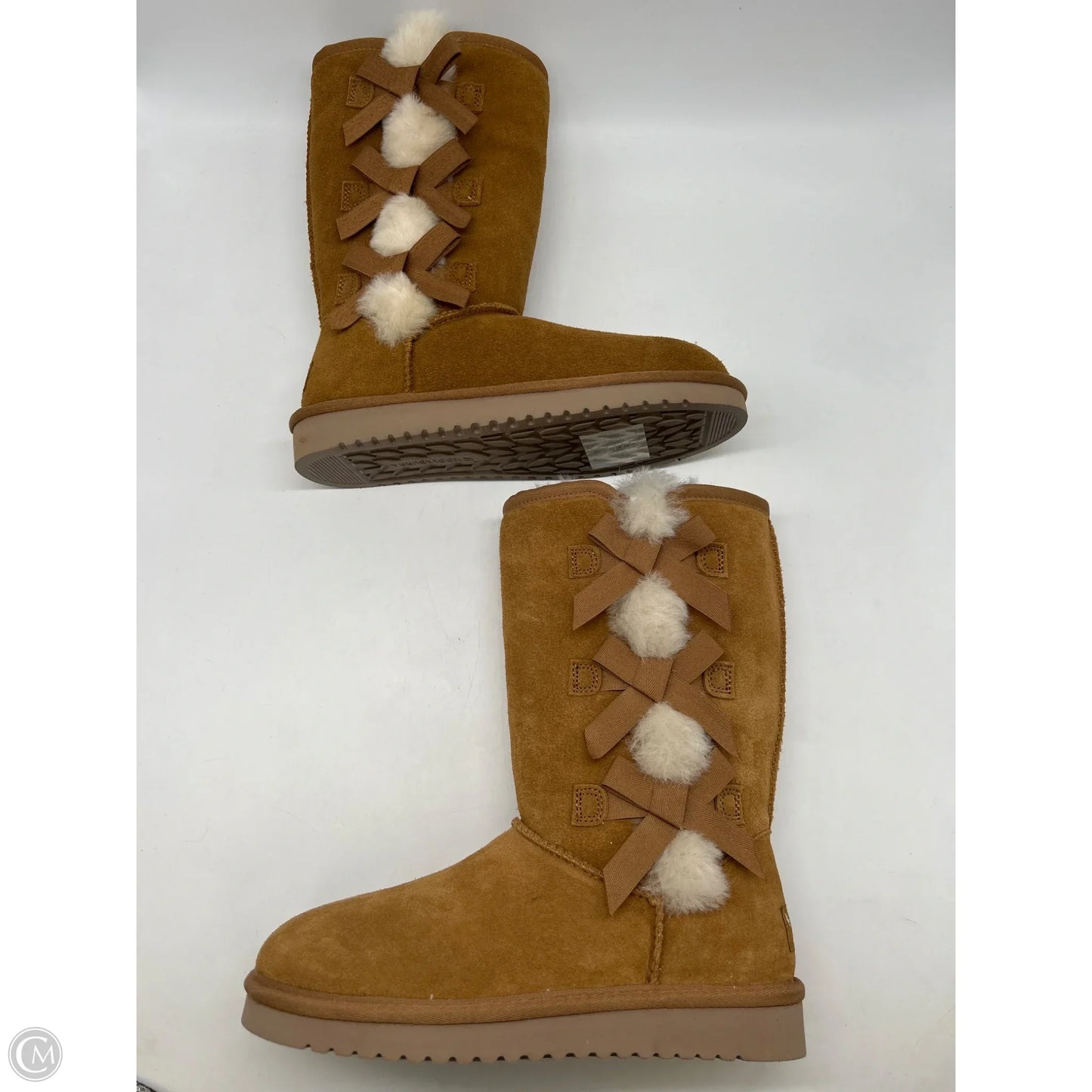 Boots Mid-calf Flats By Koolaburra By Ugg In Brown, Size: 6