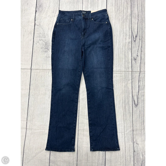 Jeans Straight By Not Your Daughters Jeans In Blue Denim, Size: 10
