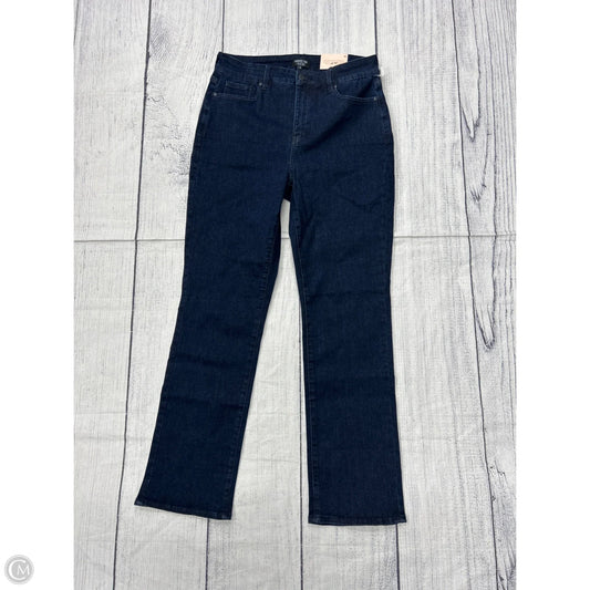 Jeans Straight By Not Your Daughters Jeans In Blue Denim, Size: 10