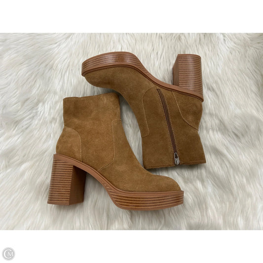 Boots Ankle Heels By Dolce Vita In Brown, Size: 9.5