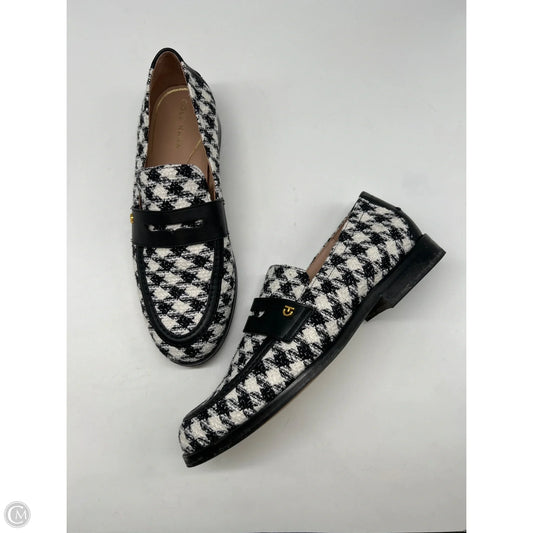 Shoes Flats By Cole-haan In Black & White, Size: 8.5