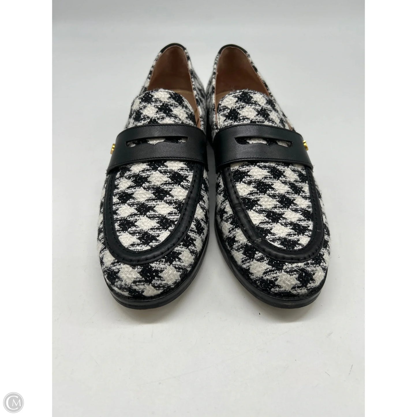 Shoes Flats By Cole-haan In Black & White, Size: 8.5