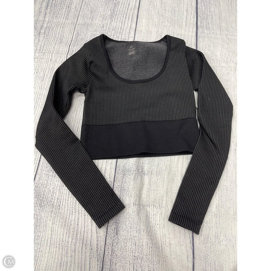 Athletic Top Long Sleeve Collar By Offline By Aerie In Black, Size: Sp